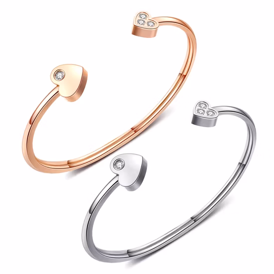 Alloy Charms Bracelet Hot Sale 925 Sterling Silver Jewelry Charm Heart Bracelet