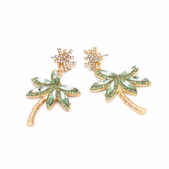 Árvore Eardrop Pingente Cor Liga de Zinco Temperamento Elegante Moda Personalidade Brincos